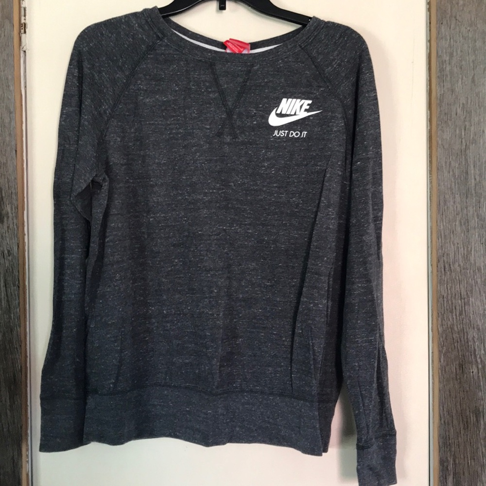 Grey Nike sweatshirt